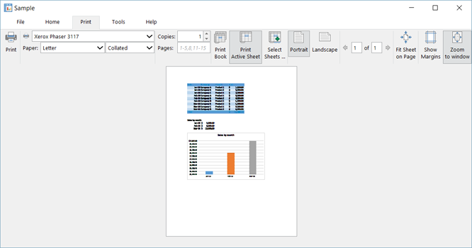 xlCompiler Print Preview